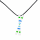 Silver+Surf necklace Ski L Cross Circle