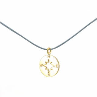Silver+Surf Jewellery S wind rose gold plated