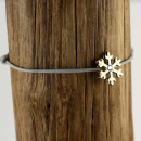 Silver+Surf Jewellery Snow crystal Gr S